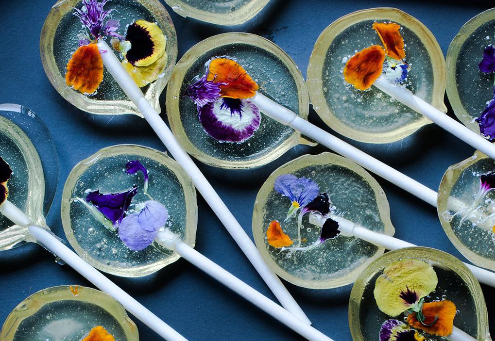 Edible Flower Lollipops Recipe - Viva